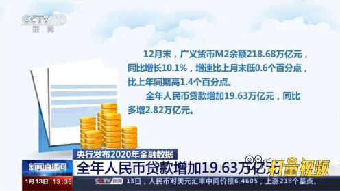 央行公布全年人民币贷款增长达18.09万亿，经济活力持续增强